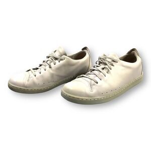 Clarks Active Air Mens Off White Leather Low Top Sneakers Size 11.5 261371127105